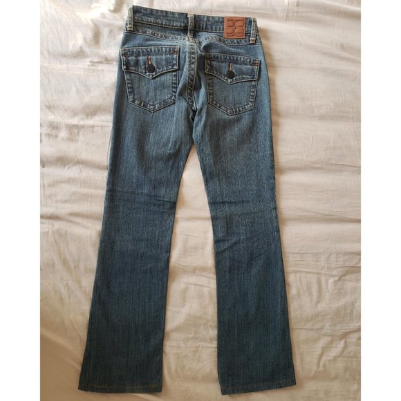 BCBG Aura Denim Sophie Twist Flare Jeans(size 25) - Picture 2 of 6
